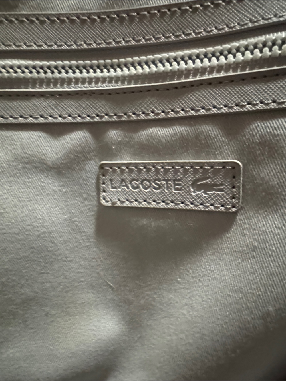 Lacoste Black Nylon Tote Bag - Classic Everyday Carry - Picture 3 of 4